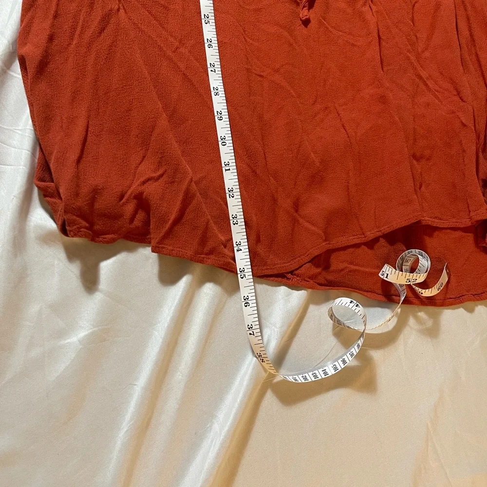 Embroidered Rust Top - Picture 2 of 13